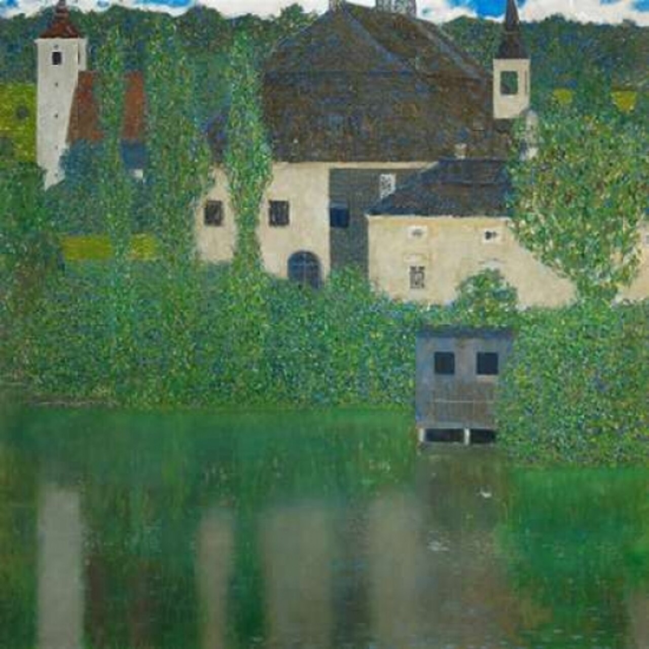 Schloss Kammer am Attersee Poster Print by Gustav Klimt - Item # VARPDX1GK3028